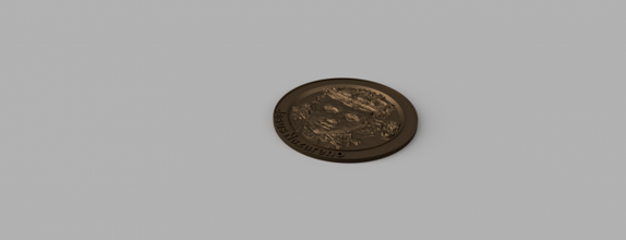 jésus nazaréen médaille 3d impression modèle in pendentifs 3dexport dije colgante religion catholique 3d print model - Mito3D