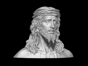 jesus estátua 3d impressão modelo in escultura 3dexport 3d print model - Mito3D