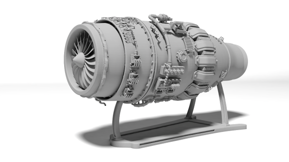 jet moteur 3d impression 3dprint industriel industrie 3dprinting imprimable 3dprintable d'avion outils stl 3d print model - Mito3D