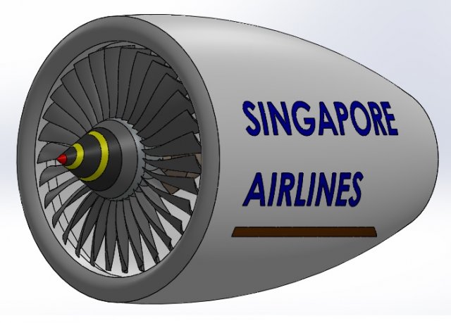 jet türbin 3d model in 3dexport türbini turbine powered türbinler uçak turbojet turbojetler uçaklar 3D print model - Mito3D