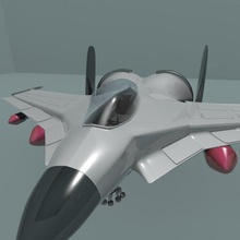jet 3d modèle in commercial 3dexport vaisseau spatial avion guerre 3d print model - Mito3D