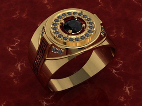 schmuck ring frei 3d drucken modell ringe 3dexport gold diamant druckbar stein silber juwel hochzeit cad engagement weiß fotoreal detailliert weiblich vray platin stl 3dm 3d print model - Mito3D
