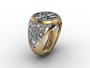 bijoux homme bague d'ornements cad détaillée le diamant de l'engagement la femelle or joyau l'homme platin imprimable l'anneau les anneaux sceau d'argent pierre vray mariage 3d print model - Mito3D