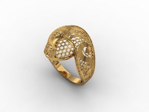 les bijoux de l'anneau or le diamant imprimable pierre d'argent joyau mariage cad l'engagement blanc photoreal détaillée la femelle vray platin stl 3dm 3d print model - Mito3D