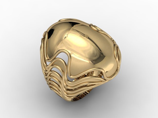 jewellery ring 3d print model in rings 3dexport cad detailed diamond engagement female gold jewel jewelry photoreal platin printable silver stone vray wedding 3D print model - Mito3D