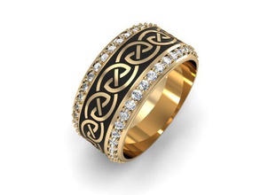 Schmuck-ring 3dm detaillierte diamond engagement weiblich gold Juwel Schmuck photoreal platin bedruckbar ist ring Ringe Silber stl Stein vray Hochzeit 3d print model - Mito3D