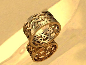 la joyería anillo de forma gratuita 3dm detallada el diamante compromiso femenino oro joya fotorrealista platin imprimible los anillos plata stl piedra vray boda 3d print model - Mito3D