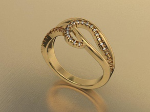 joyería anillo gratis 3d impresión modelo in anillos 3dexport joya oro plata stl canalla 3dm imprimible boda mujer rinoceronte hembra vray disparo llave 750 18k 3d print model - Mito3D