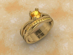 schmuck ring frei 3d drucken modell ringe 3dexport juwel gold silber stl cad 3dm druckbar hochzeit frau nashorn weiblich vray keyshot 750 18k 3d print model - Mito3D