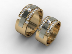 mücevher yüzük düğün cad ayrıntılı elmas nişan kadın altın takı ağır platin yazdırılabilir Gümüş taş V-ray'in 3d print model - Mito3D