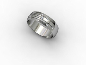 joyería anillo boda gratis 3d impresión modelo in anillos 3dexport 3dm detallado diamante compromiso hembra oro joya fotorrealista platino imprimible plata stl roca vray 3d print model - Mito3D