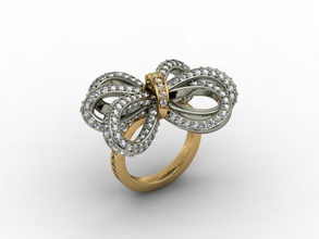 jóias anel ouro diamante printable de pedra prata jóia casamento o cad engajamento branco photoreal detalhadas feminino vray platin stl 3dm 3d print model - Mito3D