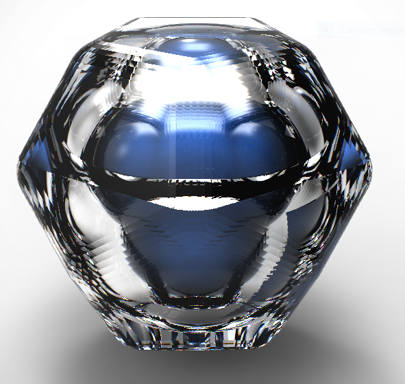 jewelry gift box 5th element modern elegant ring wedding engagement 3D print model - Mito3D