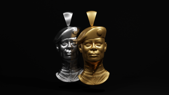 bijoux khalid abdul Muhammad pendentifs pendentif 3d imprimable personnage original concept sculpture statue 3d print model - Mito3D