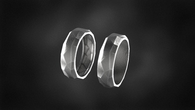 schmuck ring 3d drucken modell ringe 3dexport gold platin silber engagement diamant hochzeit juwel schönheit einstellen brillant mode vorschlag sterling 3d print model - Mito3D