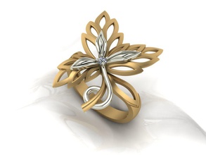 jewelry ring 3d print model gold silver printable ring jewellery jewelry fashion diamond