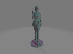 jill valentine 3d print model in woman 3dexport residentevil nemesis zombies virus umbrella stars 3d print model - Mito3D
