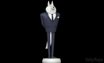 jimmy crystal - sing 2 wolf porsha father furry anthro 3d print model - Mito3D