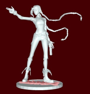 jinx woman jinx- 3d print model - Mito3D