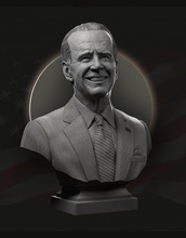 Joe biden v2 Devlet Başkanı koz demokrasi aday seçmen Obama siyaset kongre heykeller büst politikacı adam Donald barack demokratlar cumhuriyetçiler Amerika Birleşik Devletleri Kanye 3d print model - Mito3D
