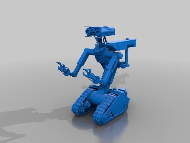 johnny 5 kısa devre 3d yazdır model in oyuncaklar 3dexport johnny5 robot 3D print model - Mito3D