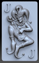 joker 3d print model in man 3dexport relief sculpture stl cnc carving art printing 3d print model - Mito3D