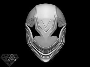 joker airsoft mask 3d print model in game accessories 3dexport slender joker-mask helmet cosplay warrior invader armor gameready strikeball 3d print model - Mito3D