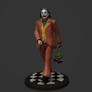 Joker Clown Rosen Joker Clown Skulptur Kunst dc Batman Geek Zahl Schurke Sammlerstück stilisiert Illustration Statue Figuren Porträt retro Skulpturen Miniaturen art sculpture 3d print model - Mito3D