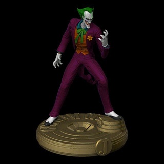 joker figürinler hazır Yazdır adam heykel büst dc minyatürler film şekil karakter aktör palyaço komik heykeller batman Gotham 3dprinting gülümsemek baş aksiyon 3d print model - Mito3D