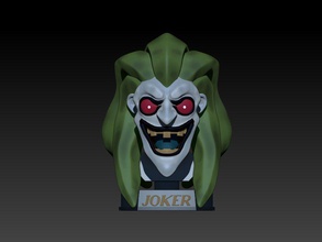 joker 3d yazdır model in adam 3dexport batman palyaço şaka defter dc hayret kahraman kötü harley quinn guason çizgi roman süpermen robin mizah film karikatür 3d print model - Mito3D