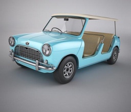 jolly beach car 3d model in classic cars 3dexport compact austin morris cabrio 3d print model - Mito3D