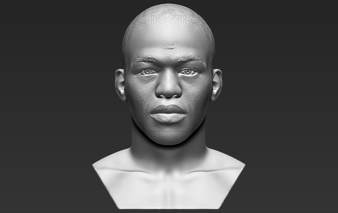 Jon Jones busto 3d impresión Listo stl obj formatos mma ufc combatiente Anderson silva Nurmagomedov conor Mcgregor Miguel tyson Antonio Joshua boxeo 3D print model - Mito3D