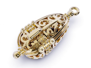 jpendant25 3d yazdır model in kolye 3dexport elmaslar takı altın sterlin gümüş stl tasarım işaret yazdırılabilir değerli mücevher pendant necklace çapraz hıristiyan dini muska 3d print model - Mito3D