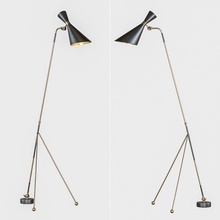 julian chichester - bacco floor lamp 3d model in lamps 3dexport lighting brass bronze torchiere 3d print model - Mito3D