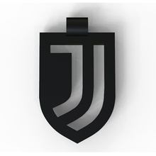 juventus pendant 3d print model in necklaces 3dexport jewellery jewelry fashion style italy football calcio juve 3d print model - Mito3D