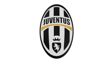 juventus turin wall emblem football serie sign logo soccer italy 3d print model - Mito3D