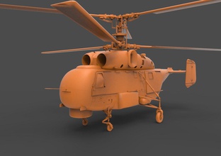 ka-27 ka27 hélice helicóptero el ruso de la marina naval rusia soviética urss chopper asw búsqueda rescate juego kamov ucrania china plan chino 3d print model - Mito3D