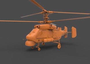 ka - 25 3d print model in vehicle 3dexport ka-25 ka25 helix helicopter russian navy naval russia soviet ussr chopper asw search rescue game kamov ukraine china plan chinese 3d print model - Mito3D