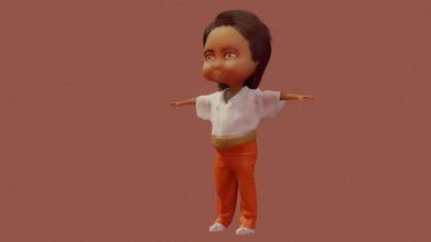 kaloghlan character rigged animated autorig pro 3d model in child 3dexport kid blender riggedcharacter animated-rigged boy textured uvunwrapped topology 3d print model - Mito3D