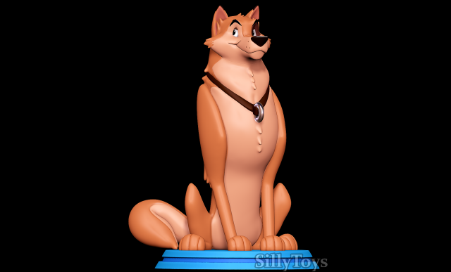 kaltag - balto animals doggo dog animal feral furry universal canine collar male sitting puppy 3D print model - Mito3D