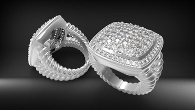 kanat anillo 3d impresión modelo in anillos 3dexport 3d print model - Mito3D