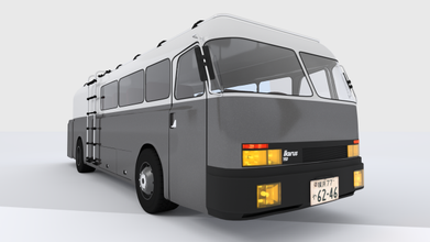 krieg y53 3d modell alt autos 3dexport bus autobus fahrzeug 3d print model - Mito3D