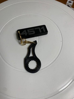 carabine porte clés 3d print model - Mito3D