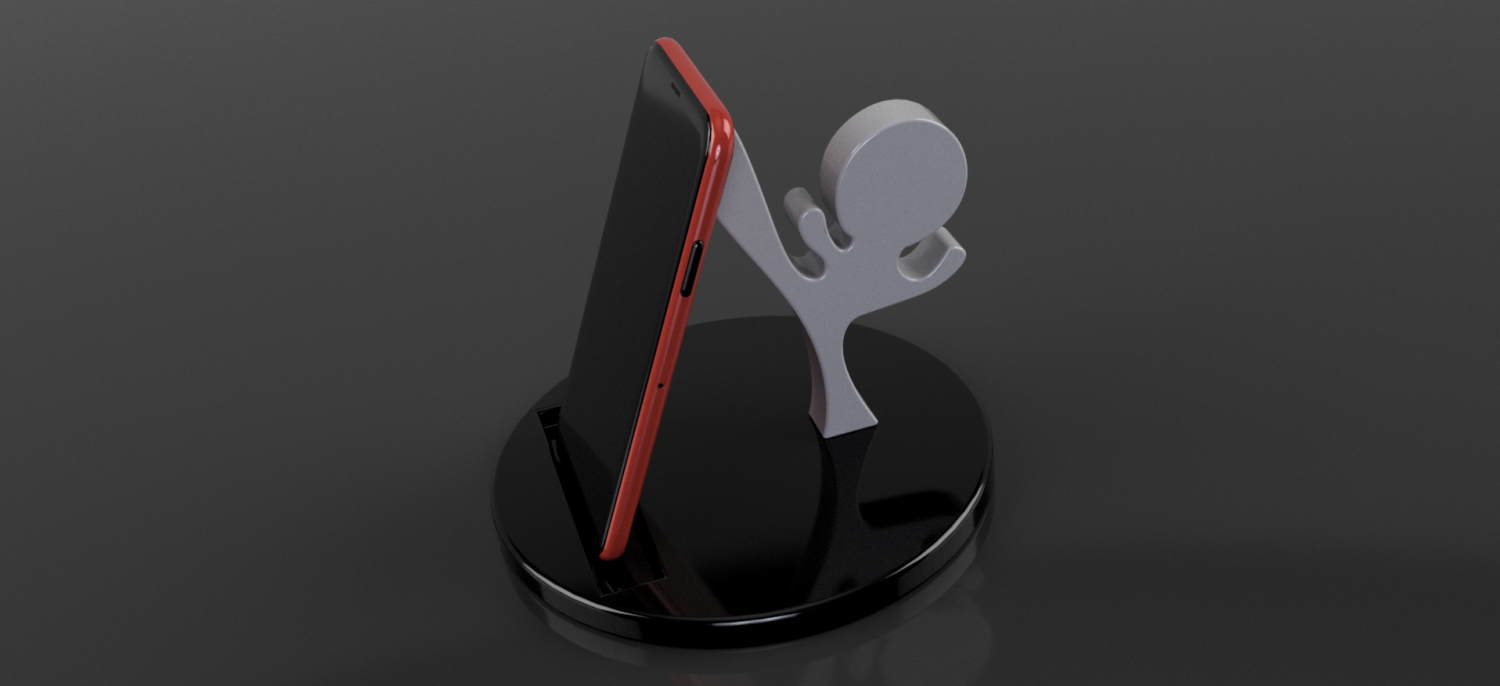 karate smartphone stand 3d print model in office 3dexport phone mobile cell holder houseware smartphoneholder desktop decor iphoneholder martial fu kimono artist android cellphone gadgets 3D print model - Mito3D