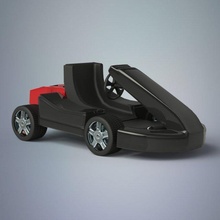 kart araba Go Kart go yol Ulaşım binmek dörtlü araç yarış değiştiren motor tekerlekler detaylı genç çocuklar gençler f1 sporları 3d print model - Mito3D