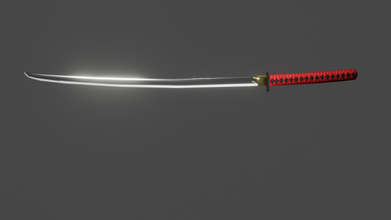 katana 3d modelo in pelea confusa 3dexport espada barato 3d print model - Mito3D