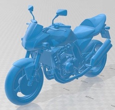 kawasaki z 1000 2006 imprimível moto 3d impressão modelo in automotivo 3dexport passatempo micro escala bicicleta motocicleta 3d print model - Mito3D