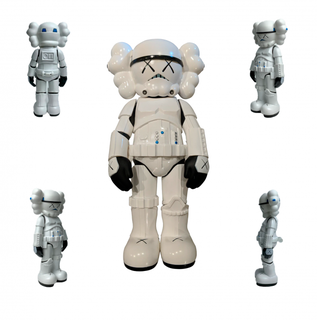kaws stormtrooper art toy toys companion figure collection star starwars wars 3d print model - Mito3D