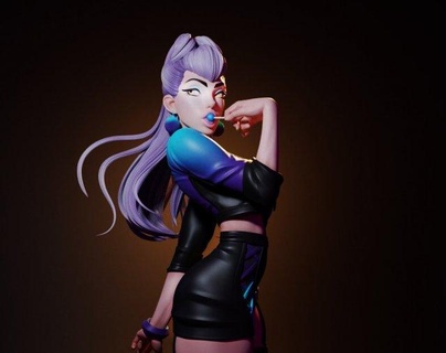 kda evelynn monsters & creatures 3d print model - Mito3D