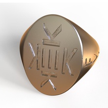 kekistan bague 3d impression modèle in anneaux 3dexport bijoux règles mode style 3d print model - Mito3D